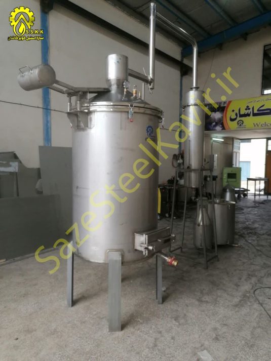 دستگاه گلاب گیری صنعتی حرارت مستقیم